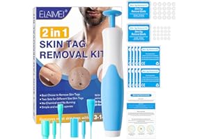 IFUDOIT Rimozione Dell'etichetta della Pelle, Kit Penna per Rimozione Dell'etichetta della Pelle 2in1, per Etichette della Pelle da 2-8 mm, Sicura e Indolore, Facile da Usare, per Tutte le Parti del Corpo