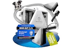 ‎BURGFELS Burgfels Polsterreiniger Gerät [14kPA Profigerät] Teppichreiniger Waschsauger, Nasssauger Auto, Nass Trockensauger |Teppich Sofa Reiniger Gerät Polster Matratze Wischsauger Carpet cleaner(PRO14WS)
