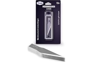 ‎FILZADA Filzada® 10x Skalpell Klingen - Skalpell Messer/Bastelmesser Klingen/Skalpell Ersatzklingen - Extra Scharfe Klinge inkl. Aufbewahrungsbox