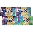 SSKR Slate Pencils for Kids Natural Lime Stone Chalk Pencil Best - 2 Packets (50 Chalks Total)