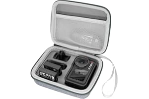 REYGEAK Custodia da Trasporto per DJI Action 5 Pro, Borsa Compatta Portatile e Impermeabile per Osmo Action 4/3 e Accessori (Medie Dimensioni)