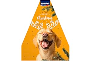Calendrier de l’Avent Vitakraft pour chiens, Noël 2025, sélection soignée de délicieuses friandises, pour chiens de tout âge (1 x 244g)