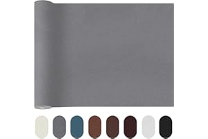 TOJUNE Patch de Réparation en Cuir, Autocollant Kit Auto-adhésif Rénovation pour Meubles de Canapés, Sièges de Voiture, Vestes (Gris, 40 x 200 cm)