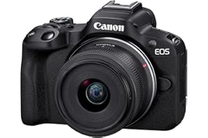 Canon Digital Camera EOS R50 RF-S18-45mm is STM (Black)