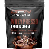 Barista Protein Coffee - Creamy Protein Coffee with up to 20g Protein Per Serving - With Real Coffee, Caffeine, Caramel Pieces, Low Sugar and Fat - ( 908g, Caramel Brew