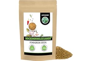‎ALPI NATURE Alpi Nature Bockshornkleesamen ganz 250g, Bockshornklee ganz, Bockshornklee Gewürz, Fenugreek