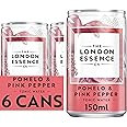 London Essence, Pomelo & Pink Pepper Tonic, Premium Cocktail Mixer, 150ml, Pack of 6 cans, No Artificial Colours Preservatives or flavours, Low Calorie