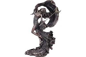 Nemesis Now Statuetta con Cielo Stellato in onice Bronzo, dea Greca della Notte, 27.5cm