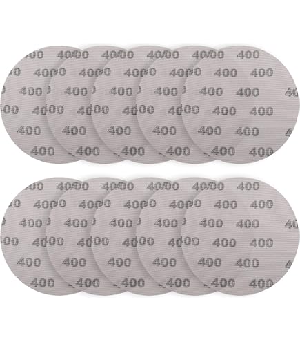 Disques Abrasifs Maille 225mm Grain 180 - Lot De 5, Oxyde D'aluminium, Pour Plâtre, Enduit, Bois, Peinture, Anti-encrassement