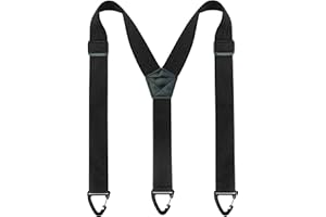 RBOCOTT Hidden Braces Suspender for Men Under Clothes with 3 Snap Loop(1.48" Wide)