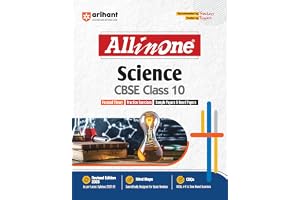 Arihant All in One Science Class 10 for CBSE Exams 2025-26 Revised Edition as per latest syllabus Mind Maps, CBQs, Focused Theory, Practice Exercises, Sample Papers