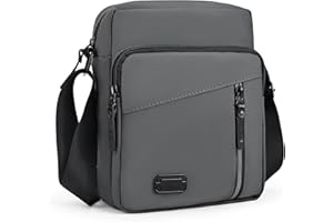 Lanvixo Umhängetasche Schultertasche Herren Herrentasche Messenger Bag mit Multi Tasche Wasserdichte Handytasche Shulder Bag für Tägliches Leben, Business Arbeit, Reise