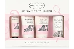Percy & Reed Discover Va-Va-Volume Gift Set - Turn Up The Volume Complete Collection Gift Set - The Thin, Dry Hair Solution - Great Gift for Her - Trial, discovery, travel