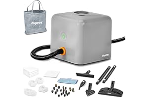 Dupray Neat Plus Steam Cleaner with 40-Piece Accessory Kit. A powerful multi-purpose steamer designed for deep cleaning floors, upholstery, grout, and more, offering versatile performance.