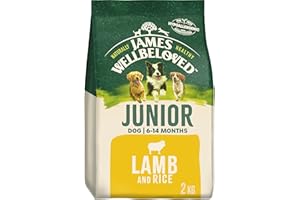 James Wellbeloved Junior Lamb & Rice 2 kg Bag, Hypoallergenic Dry Dog Food