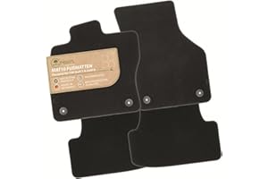 MAT10 Green Edition – Fußmatten passend für VW Golf 7 (BJ 11/2012-12/2020, Typ AU) & Golf 8 (ab BJ 01/2020, Typ CD)|nachhaltiges Velours|Automatten-Set, 4-teilig|Made in Germany, Erstausrüsterqualität