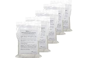 Natron, Natriumhydrogencarbonat, Natriumbicarbonat, Backsoda E500ii von Rekosan® 5 x 1 kg