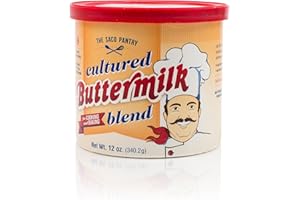 Saco Powdered Buttermilk, 12-ounce Cans (Pack of 3)