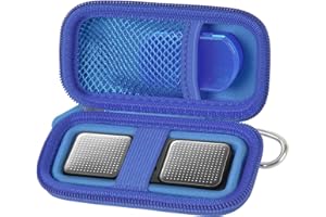 PAIYULE Case for KardiaMobile 1L 6L Personal EKG Monitor, Storage Holder Fits for Sec Portable Heart Rate Monitor, Cardiac Mobile Heart Monitor Bag Organizer（Pill Box Included）(Box Only) (Dark Blue)