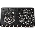 My Dream Carts Ganesha Om Chakra Key Holder for Home Decor Items | Stylish Key Hanger Wall Mounted | Handicraft Key Chain Stand | Wooden Keychain Hangers for Office Decoration | Wood Keys Organizer