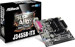 ASRock J3455B-ITX 2DDR3(SOD)/2S3/GL M-ITX Mainboard - Grey