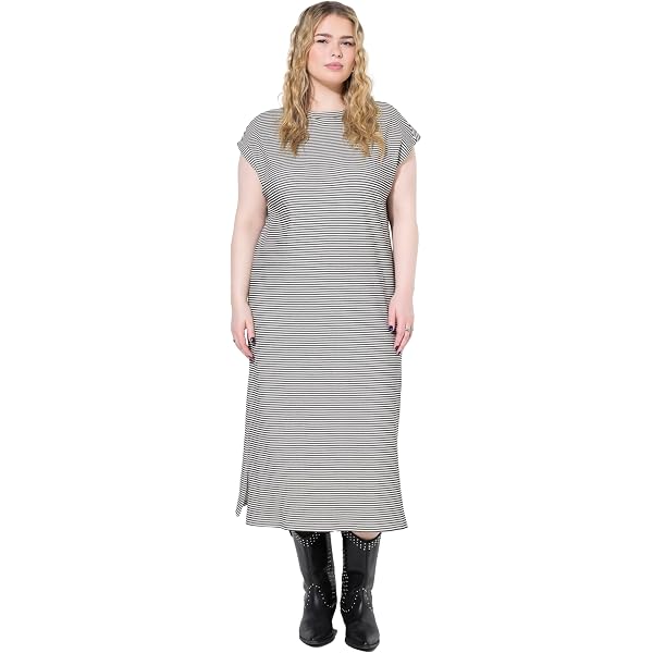 Studio Untold Midikleid Maxikleid A-Line Struktur K Produktbild-Vorschau 5