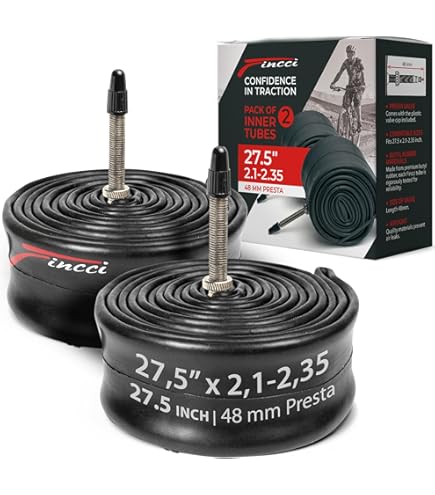 HUTCHINSON – Chambre à Air VTT Renforcée 27,5 X 2,30-2,85, Valve Schrader 48mm, épaisseur 1,2 Mm