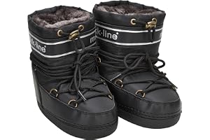 Mikk-line Moon Boots barn, ankelstövlar, Dusty Olive | Varmt fuskpälsfoder, vattentätt, halkfri sula, andas, elastisk snörning