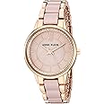 Anne Klein Women's Premium Crystal Accented Ceramic Bracelet Watch