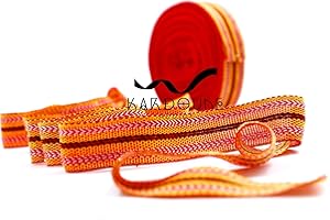 COSM'ETHICS Kardoune Authentique d'Algérie (2.5M) + Fiche tutoriel: Ne s’effiloche pas top qualité ruban traditionnel pour lisser les cheveux naturellement sans chaleur