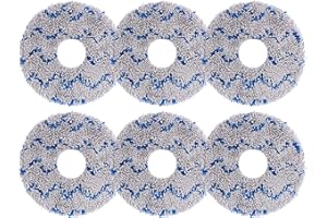 Fixbetter 6 Panni Lavabili per Ecovacs Deebot X1 Omni, T20, T30 Pro, X2 Omni