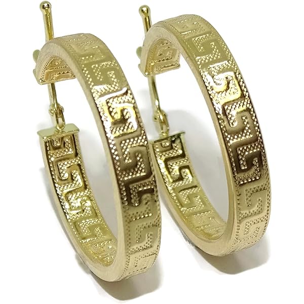 Senza Prezzo Di Riserva Orecchini A Cerchio - Oro Giallo