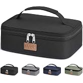 Lifewit Thermal Food Bag, Small Work Food Bag for Men and Women, Lancheira Thermal, Portable Fabric Cooler, Lunch Bag for Pic