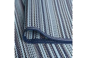 Craft 4 You Waterproof Rug for Outdoor and Indoor Use, Various Sizes up to 9x13ft, Garden Patio Mat Waterproof Large Camping Reversible Plastic Deck Area Coverage Rugs (Sky, 8x10ft - 240x310cm)