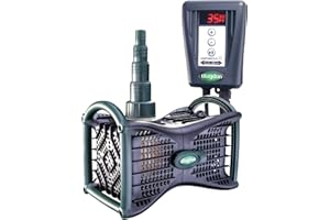 Blagdon Amphibious IQ Energy Saving Pond Pump, for Fountain & Waterfall, Run Dry Protection, Adjustable Power & Flow, 3000-6000 Medium Pond, Black