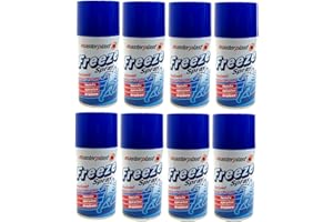 MASTERPLAST MASTER PLAST 150ML 8PACK FREEZE SPRAY INSTANT INJURY RELIEF SOOTHES TWIST SPRAINS MUSCLE PAIN