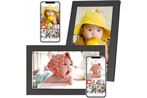 Golony WiFi Digital Photo Frame, 10.1 Inch Digital Picture Frame, 1920x1200 IPS LCD Touch Screen, Built-in 16GB Memory Auto-Rotate, Share Happy from Anywhere Instantly via Free Frameo App, Black