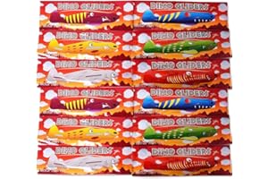 TE-Trend Lot de 12 avions en polystyrène - Pour anniversaire d'enfant - Dino Party