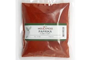 AUBE GOURMET Paprika fumé fort - Sachet de 250 g