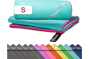 NirvanaShape Serviette Microfibre 60 x 40 cm, Serviette de Voyage légère et compacte - Serviette Microfibre pour Le Voyage, Les Vacances, Le Fitness - sans Pochette ni Sac d'emballage