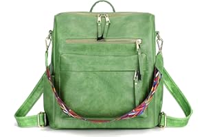 ZOCILOR Women's Fashion Backpack Purse Multipurpose Design Convertible Satchel Handbags and Shoulder Bag PU Leather Travel bag