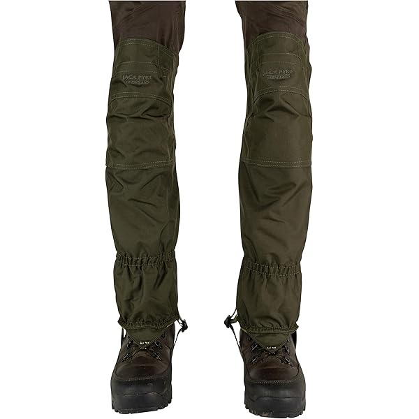 Bisley Canvas Gaiters In Green - Waterproof & Breathable Leg Protection For Outdoor Work Or Hunting 6 thumbnail image