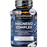 Triple Magnesium Complex &ndash; Magnesium Bisglycinate, Citrate, Malate + B5 B6 | Daily Energy, Reduce Tiredness and Fatigue, Ashw