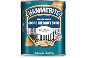 BRUGUER Blanc HAMMERITE Vernis Lisse satiné 5 L