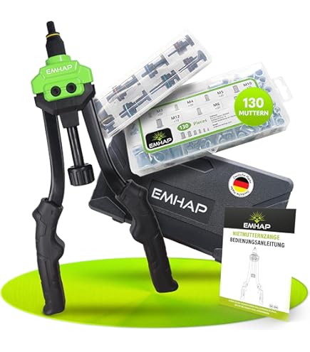 Confezione Da 200 Dadi Per Rivetti Ciechi In Alluminio M6 YMYNY - Foto 10