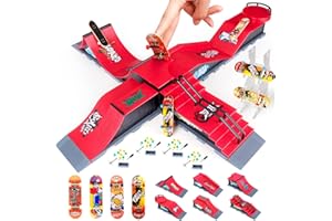 MOMSIV Juego de accesorios para monopatín y rampa (6 unidades, 6 en 1)