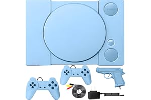 Retoo Console di Gioco Retro Plug & Play con 2 controller, pistola da gioco e 16 giochi per TV, per bambini, famiglie e adulti | videogiochi