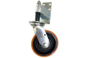 6x2 inch Heavy Duty Large Gate Caster - Swivel Wheel - 880 lb Capacity - Foghorn Construction