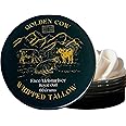 Beef Tallow Whipped Balm – Grass Fed Beef Tallow Face Cream & Moisturiser - Oud Scented 60g Golden Cow Hydrating Whipped Balm for Dry Skin - Natural Organic Skin care for Face & Body by Forticare