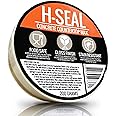 H-SEAL Concrete COUNTERTOP/WORKTOP Wax | FOOD SAFE | GLOSS FINISH | Increased STAIN RESISTANCE | High Temp (Includes: Wax Applicator & Polishing Cloth) (200G Kit)